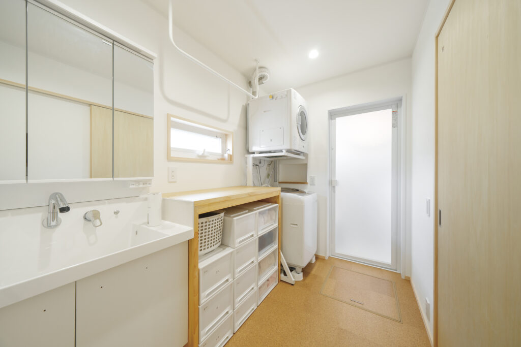 木目を大切にした空間